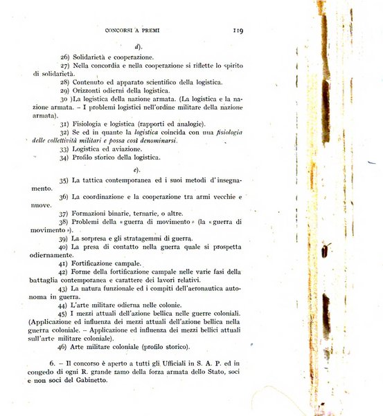 Alere flammam bollettino del Gabinetto di cultura della scuola di guerra