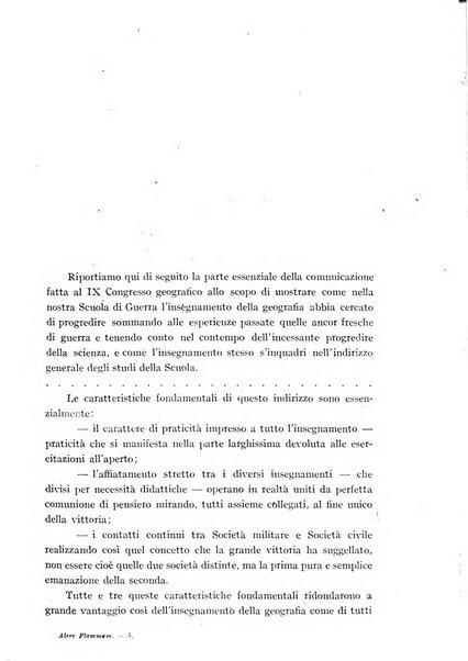 Alere flammam bollettino del Gabinetto di cultura della scuola di guerra