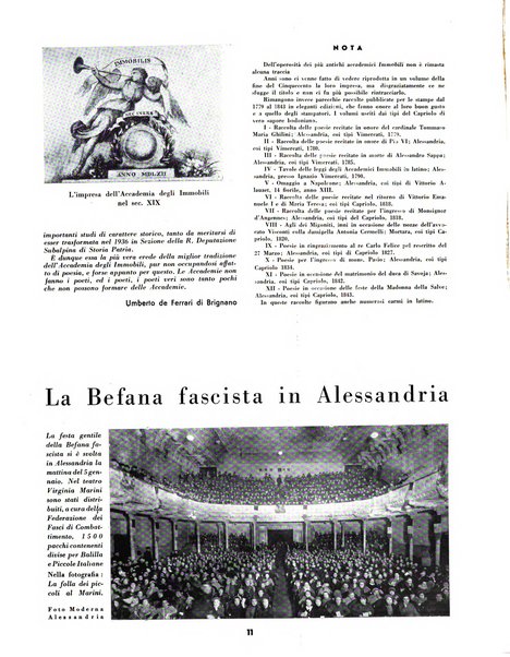 Alexandria rivista mensile della Provincia