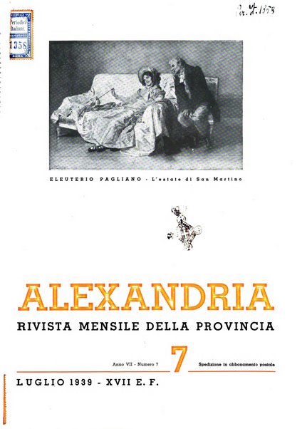 Alexandria rivista mensile della Provincia