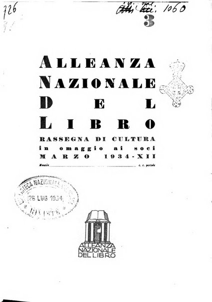 Alleanza nazionale del libro rassegna di cultura