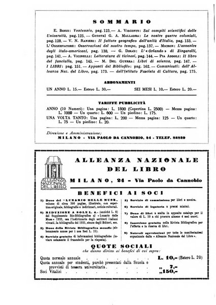 Alleanza nazionale del libro rassegna di cultura