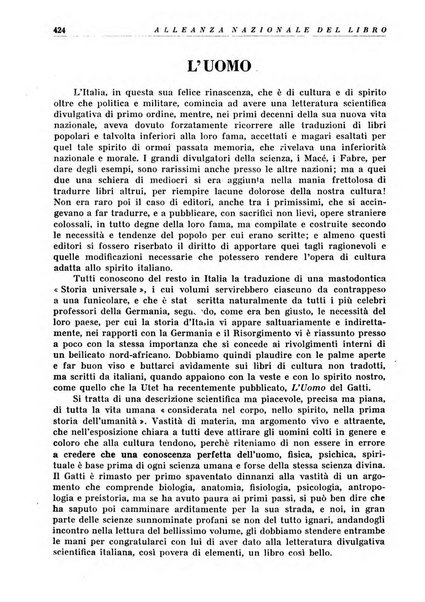 Alleanza nazionale del libro rassegna di cultura