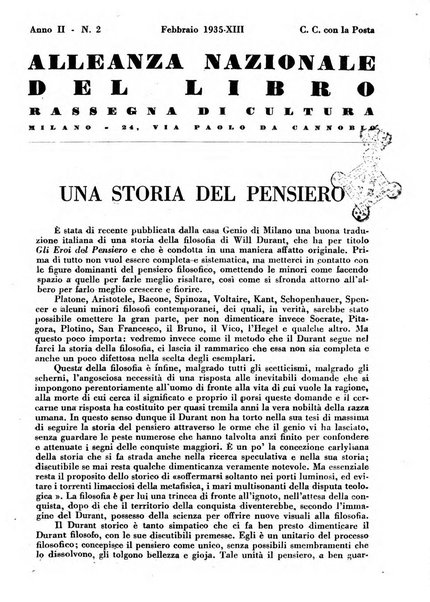 Alleanza nazionale del libro rassegna di cultura