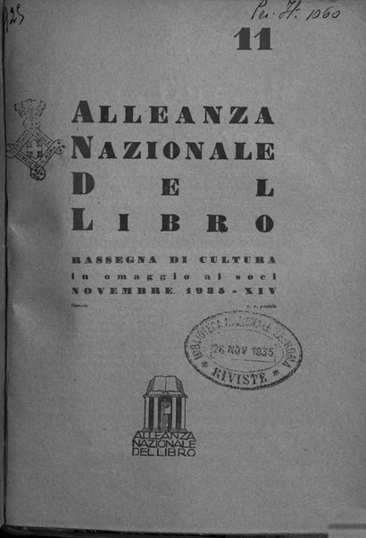 Alleanza nazionale del libro rassegna di cultura