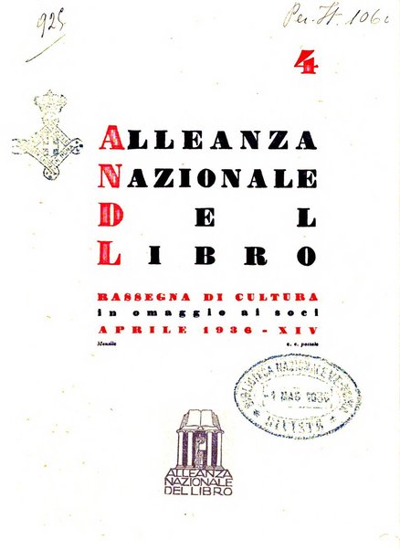 Alleanza nazionale del libro rassegna di cultura