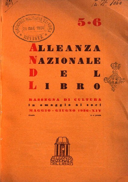 Alleanza nazionale del libro rassegna di cultura