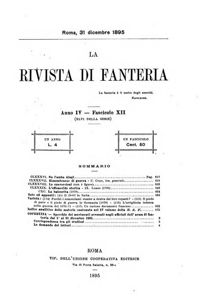 Rivista di fanteria