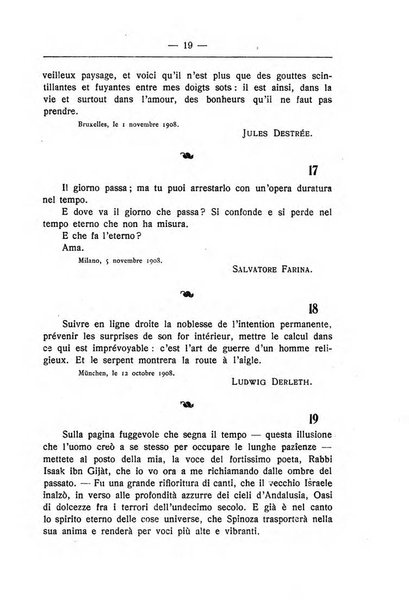 Almanacco del Coenobium confessioni e professioni di fede