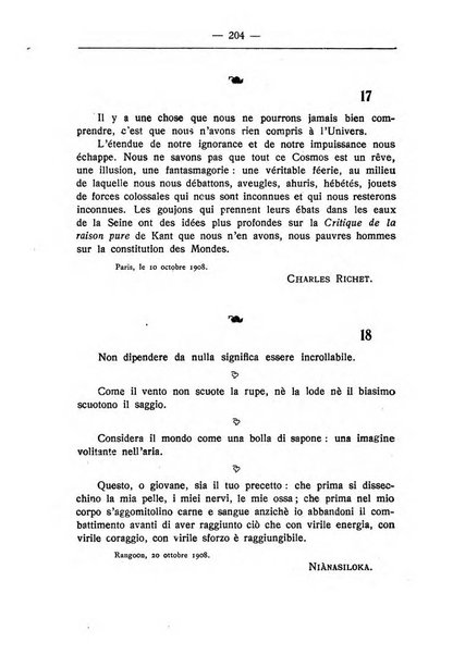 Almanacco del Coenobium confessioni e professioni di fede