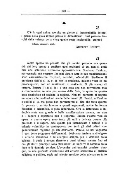 Almanacco del Coenobium confessioni e professioni di fede