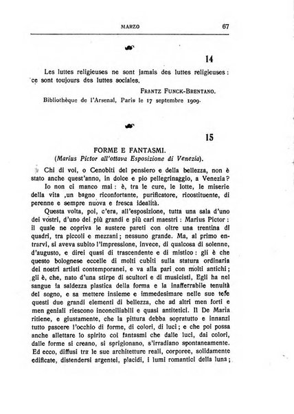 Almanacco del Coenobium confessioni e professioni di fede