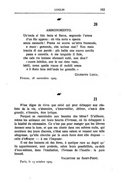 Almanacco del Coenobium confessioni e professioni di fede