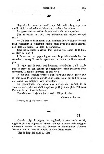 Almanacco del Coenobium confessioni e professioni di fede