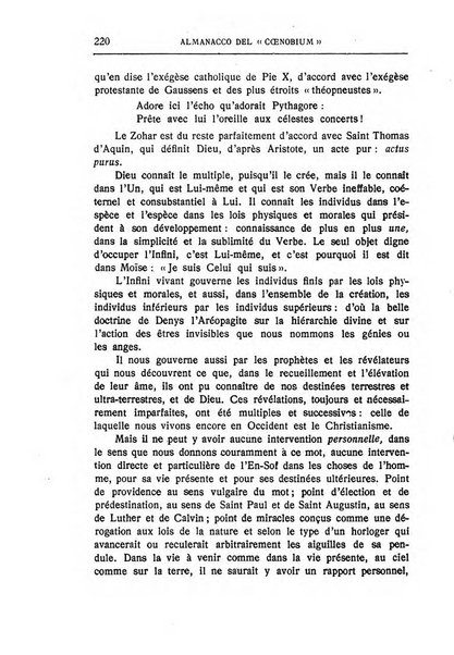 Almanacco del Coenobium confessioni e professioni di fede