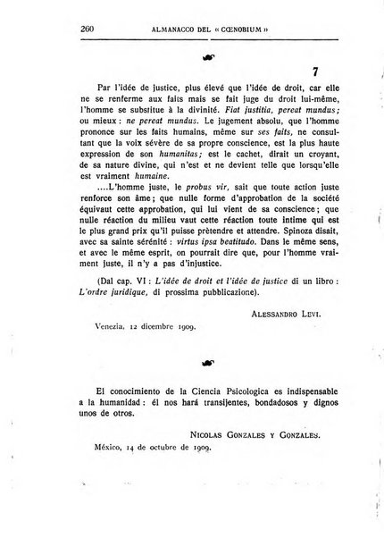 Almanacco del Coenobium confessioni e professioni di fede