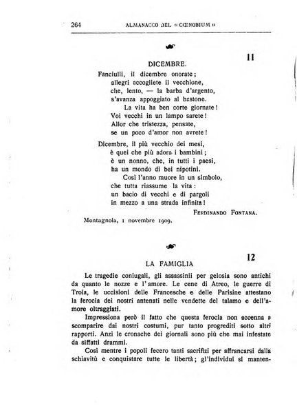 Almanacco del Coenobium confessioni e professioni di fede