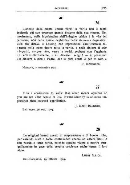 Almanacco del Coenobium confessioni e professioni di fede