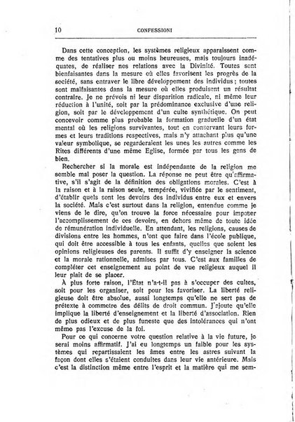 Almanacco del Coenobium confessioni e professioni di fede