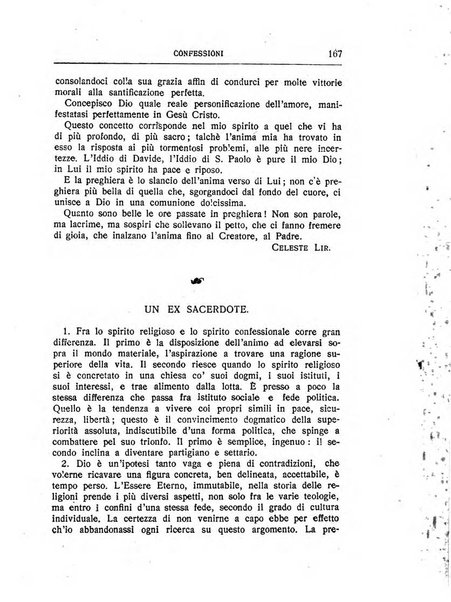 Almanacco del Coenobium confessioni e professioni di fede