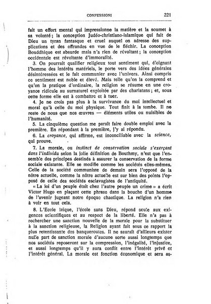 Almanacco del Coenobium confessioni e professioni di fede