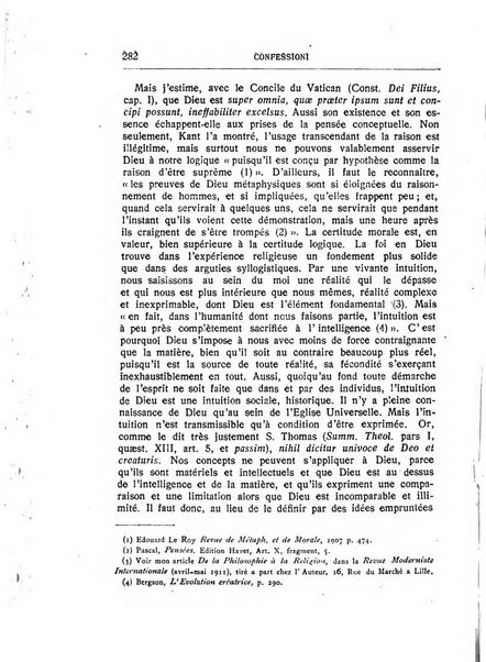 Almanacco del Coenobium confessioni e professioni di fede