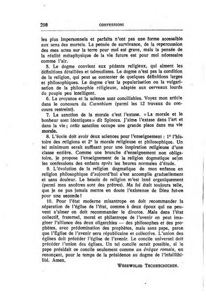 Almanacco del Coenobium confessioni e professioni di fede