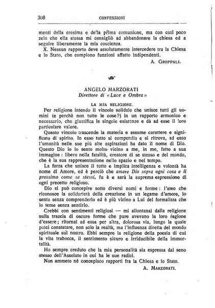 Almanacco del Coenobium confessioni e professioni di fede