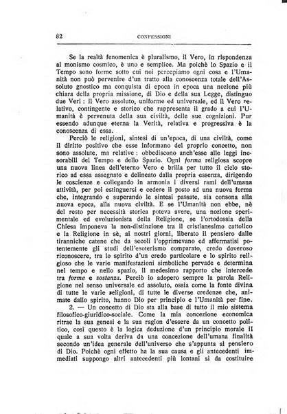 Almanacco del Coenobium confessioni e professioni di fede