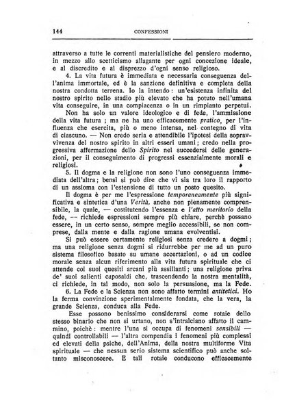 Almanacco del Coenobium confessioni e professioni di fede