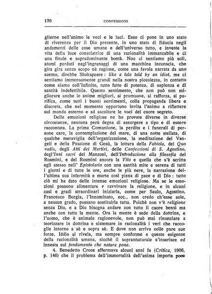 Almanacco del Coenobium confessioni e professioni di fede