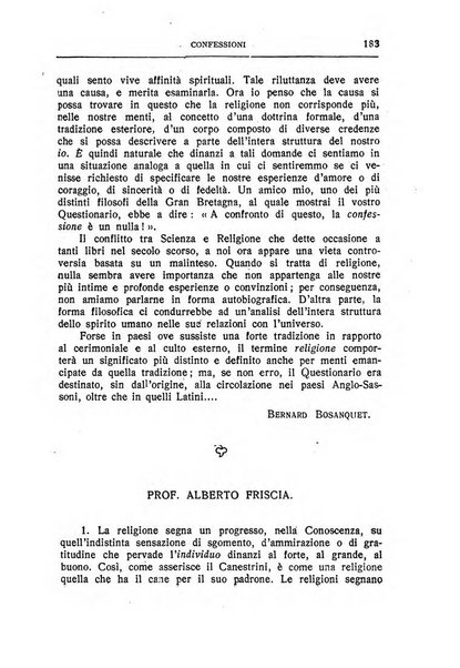 Almanacco del Coenobium confessioni e professioni di fede