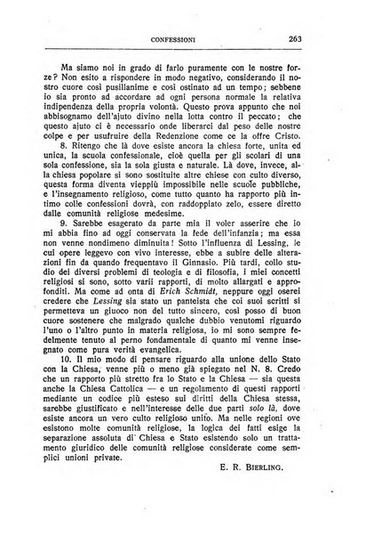 Almanacco del Coenobium confessioni e professioni di fede