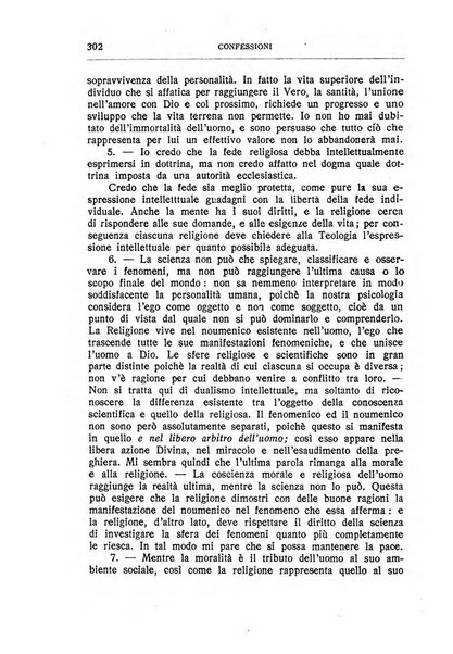 Almanacco del Coenobium confessioni e professioni di fede