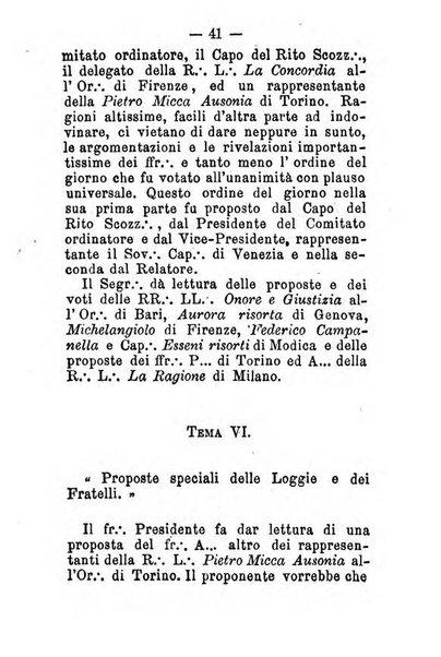 Almanacco del libero muratore pubblicazione della Loggia La cisalpina