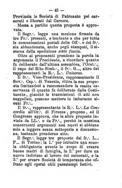 Almanacco del libero muratore pubblicazione della Loggia La cisalpina