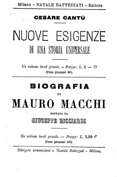 Almanacco del libero muratore pubblicazione della Loggia La cisalpina