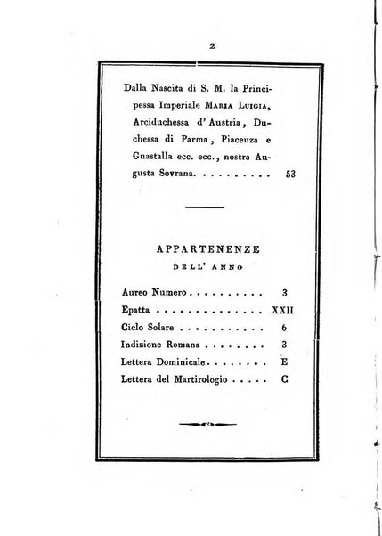 Almanacco della Ducal corte di Parma per l'anno ...