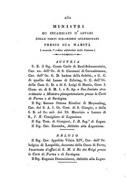 Almanacco della Ducal corte di Parma per l'anno ...