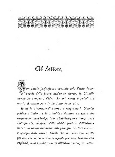 Almanacco igienico-sanitario ... della citta e provincia di Torino