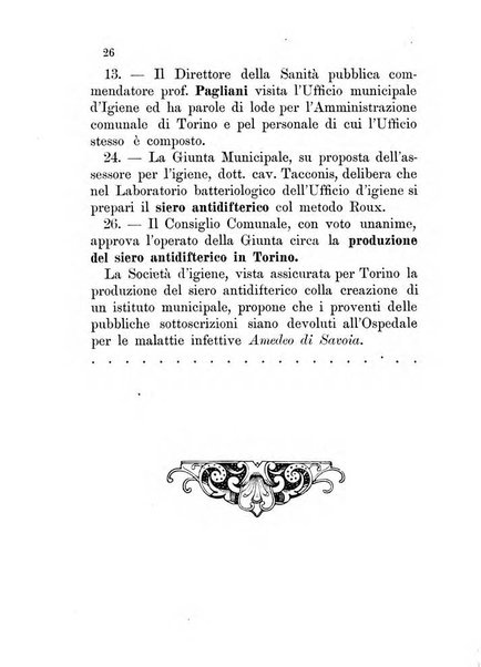 Almanacco igienico-sanitario ... della citta e provincia di Torino