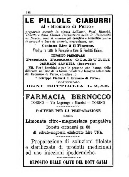 Almanacco igienico-sanitario ... della citta e provincia di Torino