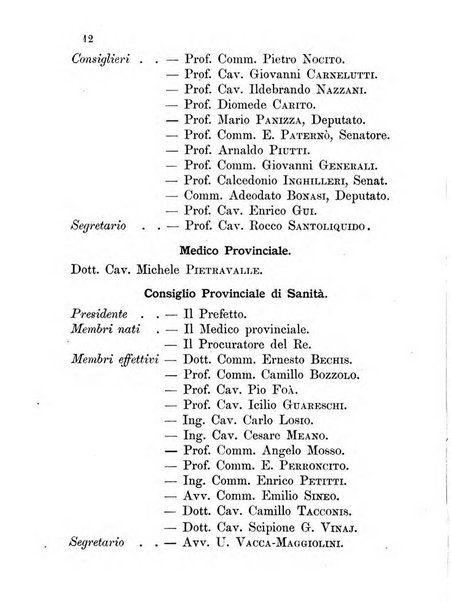 Almanacco igienico-sanitario ... della citta e provincia di Torino