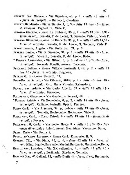 Almanacco igienico-sanitario ... della citta e provincia di Torino