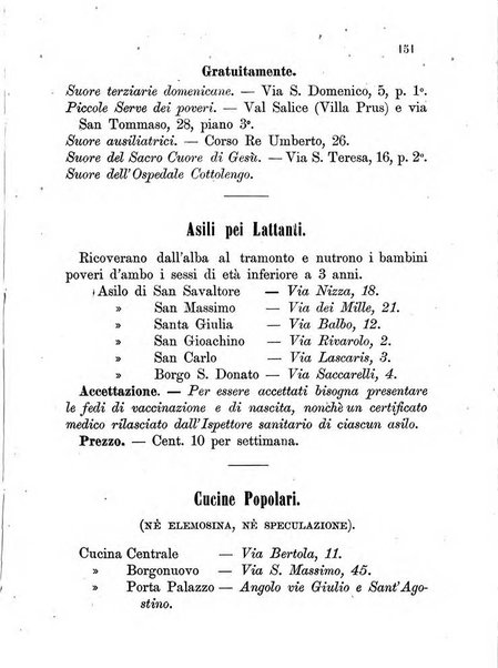 Almanacco igienico-sanitario ... della citta e provincia di Torino