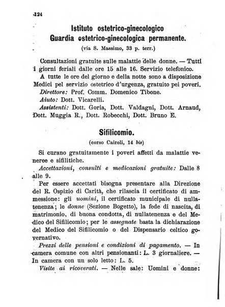 Almanacco igienico-sanitario ... della citta e provincia di Torino