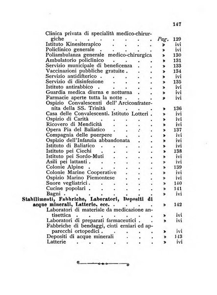 Almanacco igienico-sanitario ... della citta e provincia di Torino