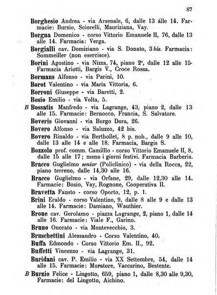 Almanacco igienico-sanitario ... della citta e provincia di Torino