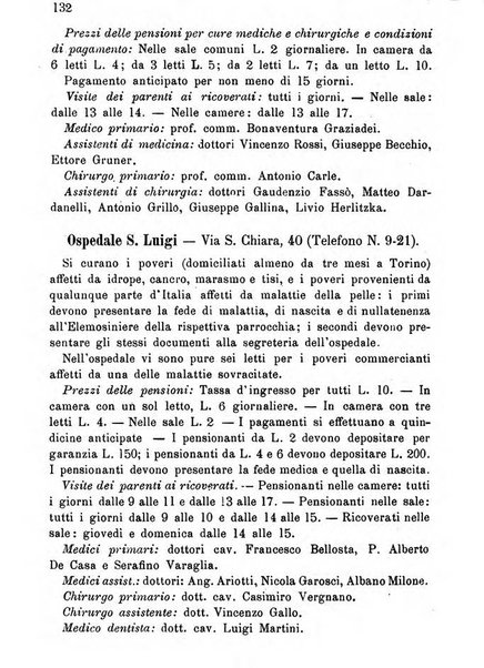 Almanacco igienico-sanitario ... della citta e provincia di Torino