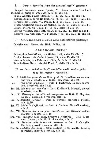 Almanacco igienico-sanitario ... della citta e provincia di Torino